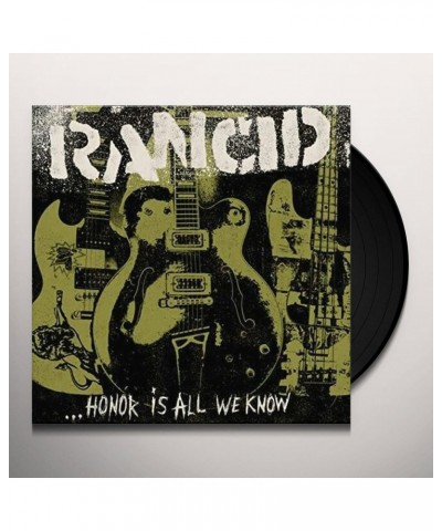 Rancid Honor Is All We Know (Trans Blue) Vinyl Record $8.28 Vinyl