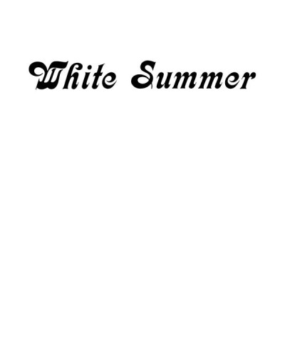 White Summer Vinyl Record $8.51 Vinyl