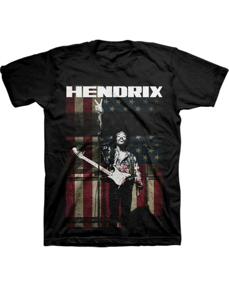 Jimi Hendrix Americana T-Shirt $12.28 Shirts