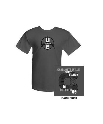 U2 om Scott Stadium Charlottesville T-Shirt $8.86 Shirts