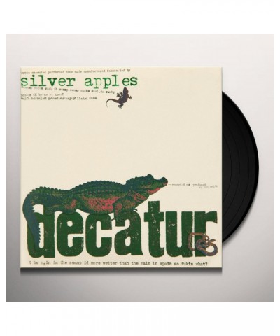 Silver Apples DECATUR Vinyl Record $12.69 Vinyl