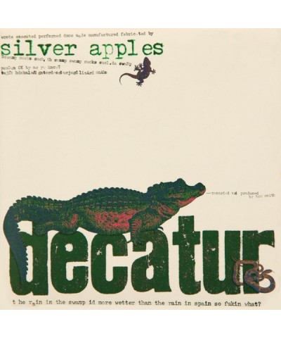 Silver Apples DECATUR Vinyl Record $12.69 Vinyl