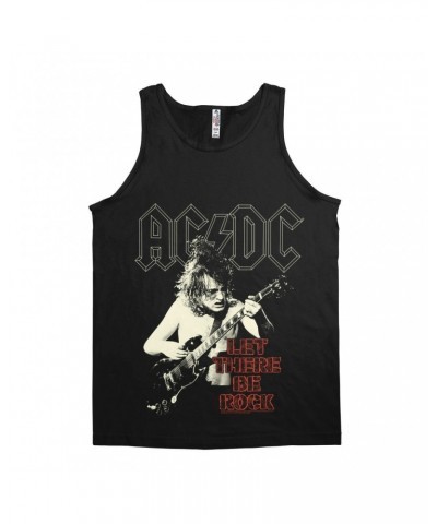 AC/DC Unisex Tank Top | Angus Young Let There Be Rock Distressed Shirt $12.48 Shirts
