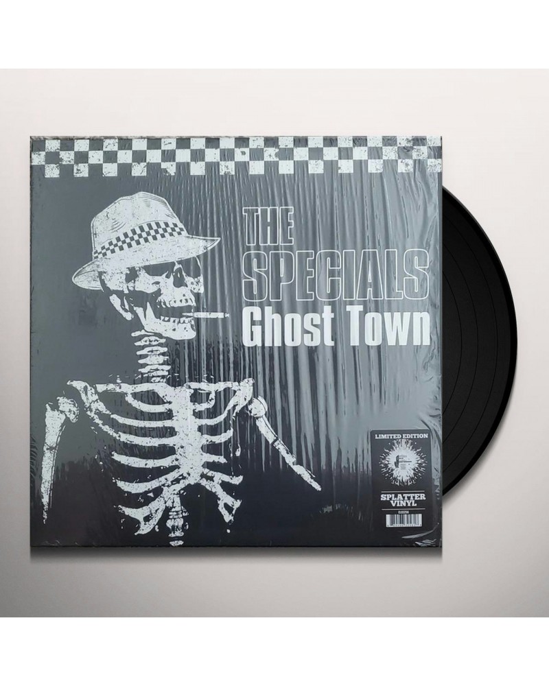 The Specials GHOST TOWN (BLACK/WHITE SPLATTER VINYL) Vinyl Record $16.20 Vinyl