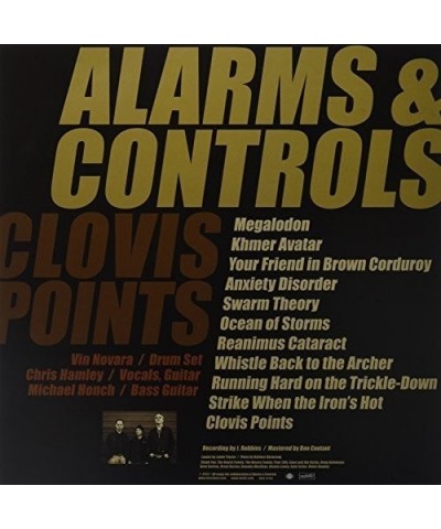Alarms and Controls Clovis Points Vinyl Record $6.66 Vinyl