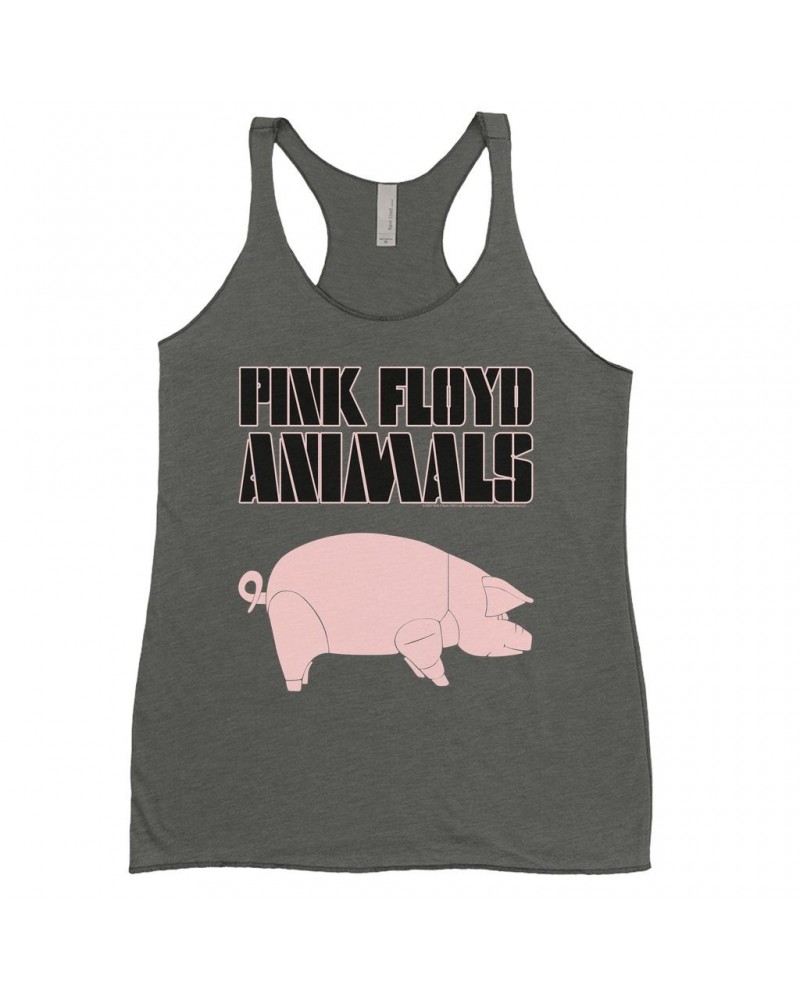 Pink Floyd Ladies' Tank Top | Animals Album Pig Shirt $8.69 Shirts