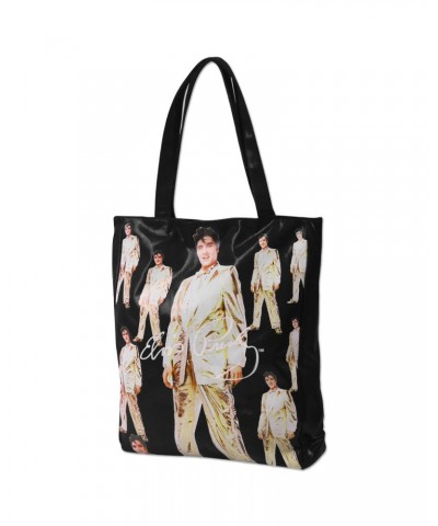 Elvis Presley Gold Lame Black Shoulder Bag $5.88 Bags