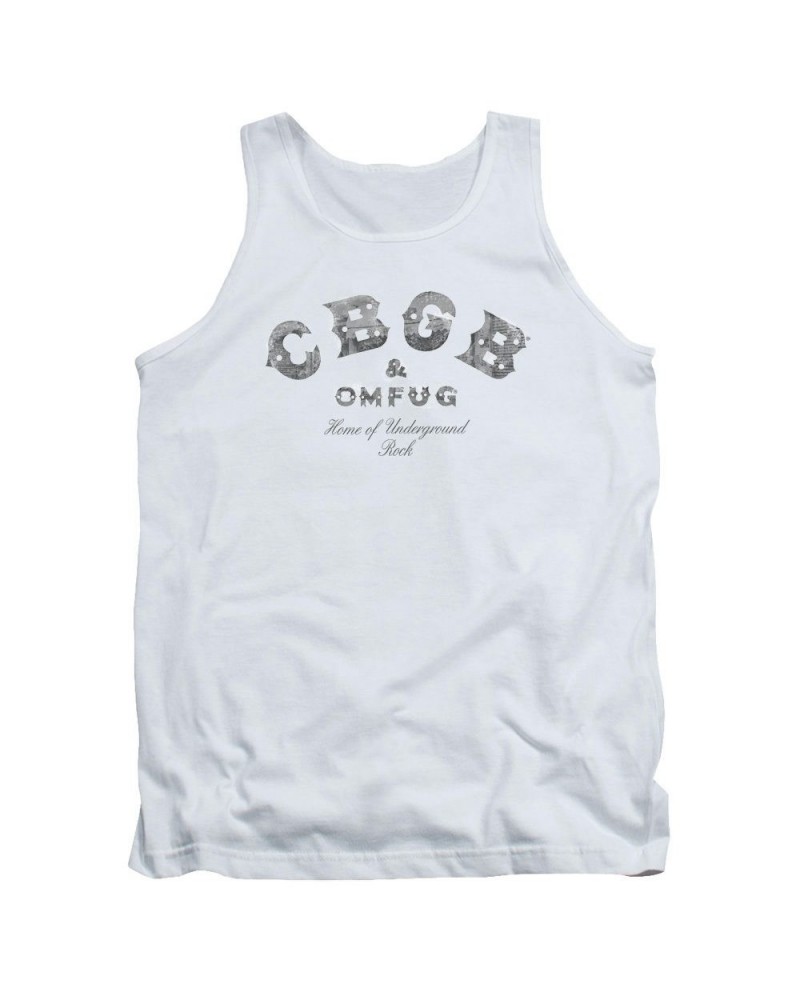 Cbgb Tank Top | CLUB LOGO Sleeveless Shirt $6.00 Shirts