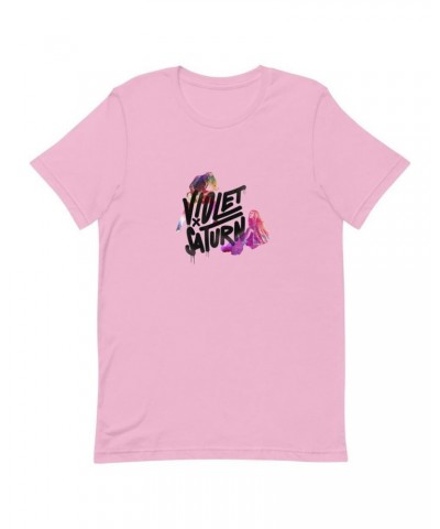 Violet Saturn Short-Sleeve Unisex T-Shirt $8.25 Shirts