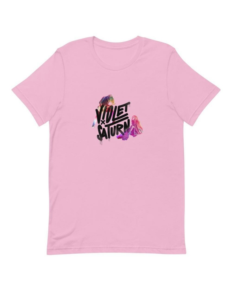 Violet Saturn Short-Sleeve Unisex T-Shirt $8.25 Shirts