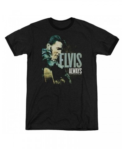 Elvis Presley Shirt | ALWAYS THE ORIGINAL Premium Ringer Tee $9.90 Shirts