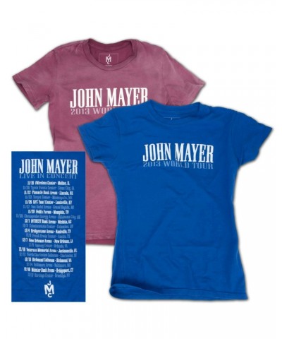 John Mayer Ladies 2013 World Tour T-shirt $11.55 Shirts